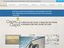 Tablet Screenshot of grace-chapel.ca
